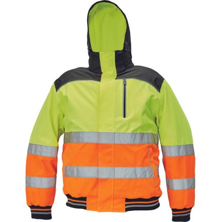 Cerva pilóta dzseki Knoxfield Hi-Vis sárga-narancs-fekete