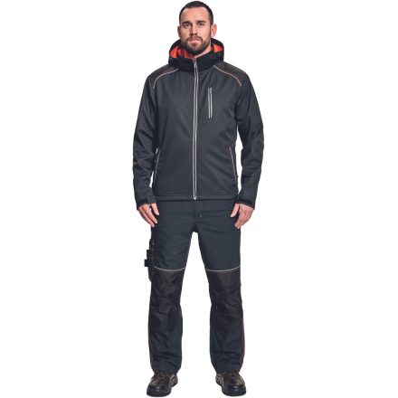 Cerva softshell dzseki Knoxfield 290 antracit-narancs