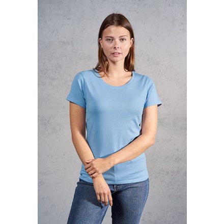 Promodoro női póló Premium Organic 180 világos kék