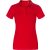 Promodoro női galléros póló Workwear Jersey 180 piros