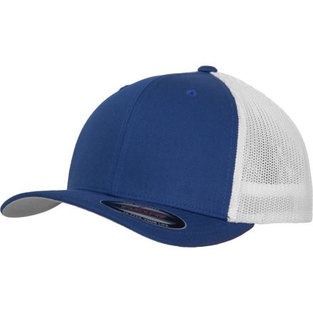 Flexfit baseball sapka Mesh Cotton Twill Trucker 6P királykék-fehér