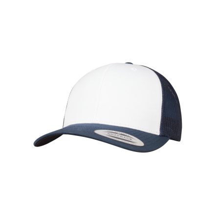 Flexfit baseball sapka Retro Trucker Colored Front 6P tengerkék-fehér-tengerkék