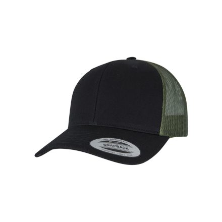 Flexfit baseball sapka Retro Trucker 2-Tone 6P fekete-moha