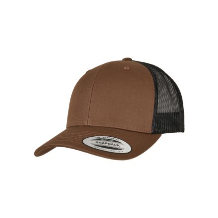 Flexfit baseball sapka Retro Trucker 2-Tone 6P coyote-fekete