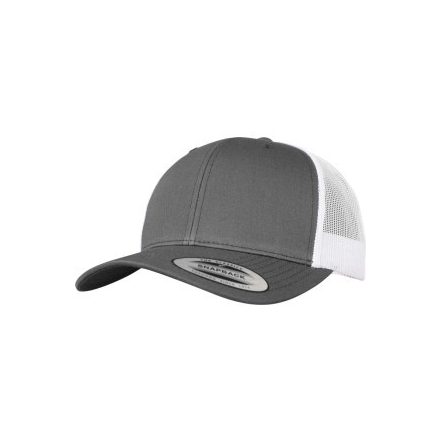 Flexfit baseball sapka Retro Trucker 2-Tone 6P sötét szürke-fehér