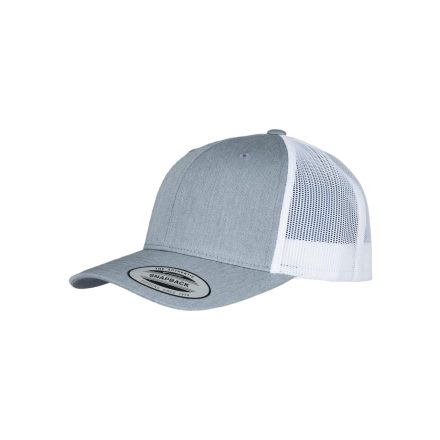 Flexfit baseball sapka Retro Trucker 2-Tone 6P melírozott szürke-fehér