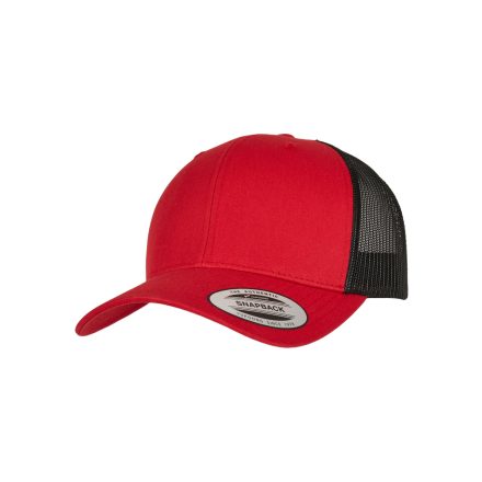 Flexfit baseball sapka Retro Trucker 2-Tone 6P piros-fekete