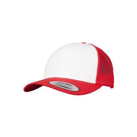 Flexfit baseball sapka Retro Trucker 2-Tone 6P piros-fehér