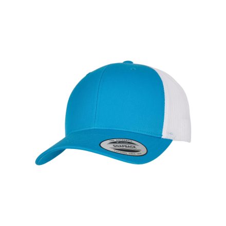 Flexfit baseball sapka Retro Trucker 2-Tone 6P türkiz-fehér