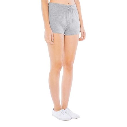 American Apparel női short Tri-Blend Running 125 melírozott szürke