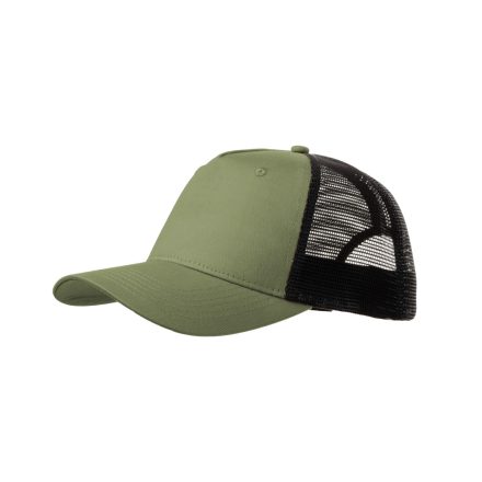 Malfini baseball sapka Trucker 5P khaki-fekete - II. osztály