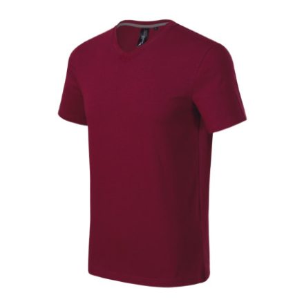 Malfini póló Action V-Neck 180 garnet