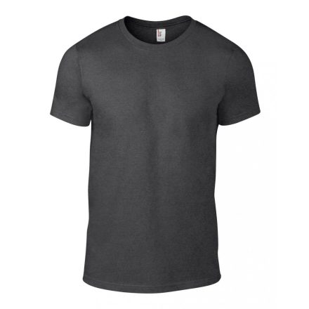 Anvil póló Fashion Basic 146 melírozott sötétszürke