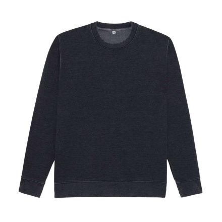 AWDis pulóver Washed Sweat 280 mosott tengerkék