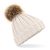 Beechfield gyerek sapka Fur Pom Pom Chunky Beanie zabpehely