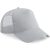 Beechfield gyerek baseball sapka Junior Snapback Trucker 5P világosszürke