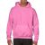Gildan pulóver Heavy Blend Hooded Sweat 270 rózsaszín
