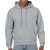 Gildan pulóver Heavy Blend Hooded Sweat 270 melírozott szürke