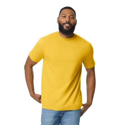 Gildan póló Midweight 183 sárga