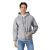 Gildan pulóver SoftStyle Midweight FZ Hoodie 285 melírozott szürke