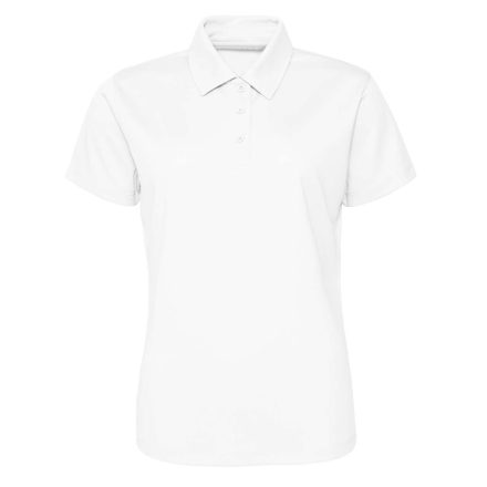 AWDis női galléros póló Cool 140 fehér