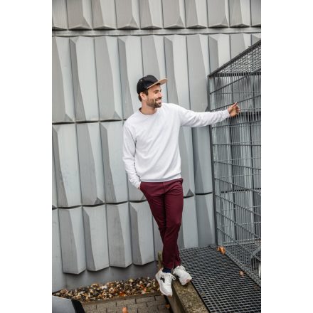 James&Nicholson pulóver Raglan Sweat 280 fehér