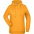 James&Nicholson női pulóver Hooded Sweat 280 aranysárga