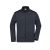 James&Nicholson polár pulóver Strong Knitted 280 melírozott carbon-fekete