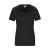 James&Nicholson női póló Solid Workwear 160 fekete-fehér