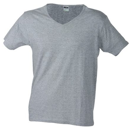 James & Nicholson Men's Slim Fit V-Neck T-Shirt