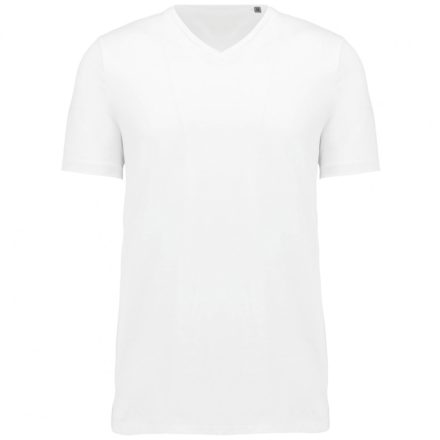 Kariban póló Supima V-Neck 160 fehér