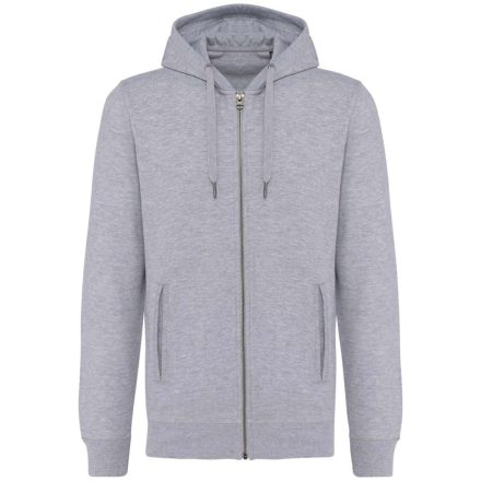 Kariban pulóver Eco-Friendly Zipped Hooded 300 melírozott szürke