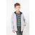 Kariban gyerek pulóver Contrast K486 280 melírozott szürke-tengerkék