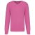 Kariban kötött pulóver Premium Jumper V-Neck melírozott pink