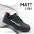 Dunlop munkavédelmi cipő Matt Black S3 ESD fekete