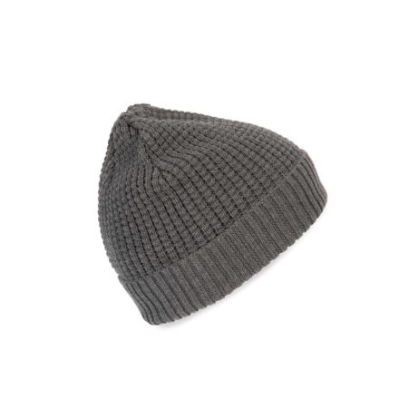 K-Up sapka Beanie With Recycled Yarn melírozott ezüst