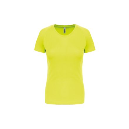 Kariban női póló Sport 140 fluo sárga