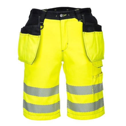 Portwest rövidnadrág PW3 Holster 300 fluo-sárga-fekete