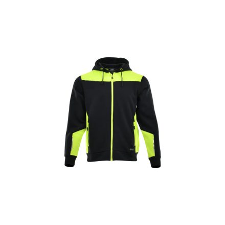 Sara pulóver Comfort Plus 350 fekete-fluo-sárga